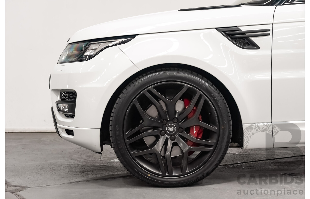 9/2017 Land Rover Range Rover Sport 3.0 SDV6 HSE Dynamic (AWD) LW MY17 4d Wagon Polaris White Twin Turbo Diesel 3.0L