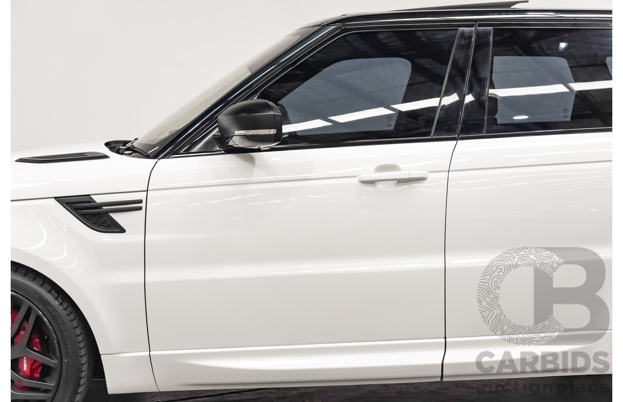 9/2017 Land Rover Range Rover Sport 3.0 SDV6 HSE Dynamic (AWD) LW MY17 4d Wagon Polaris White Twin Turbo Diesel 3.0L