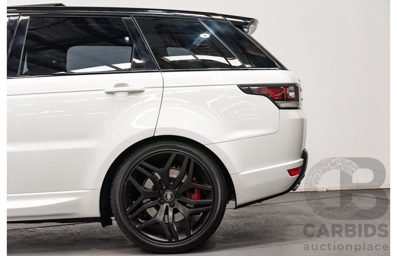 9/2017 Land Rover Range Rover Sport 3.0 SDV6 HSE Dynamic (AWD) LW MY17 4d Wagon Polaris White Twin Turbo Diesel 3.0L