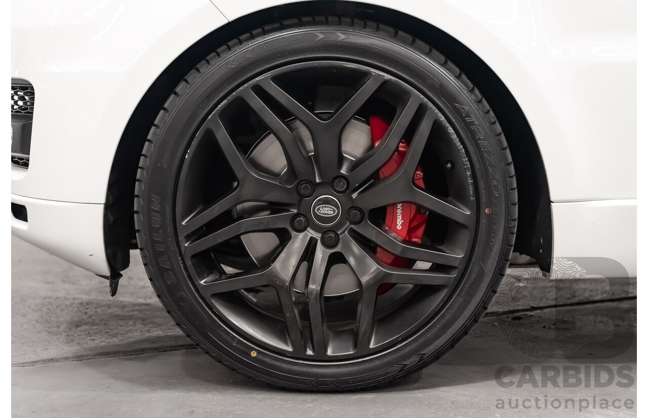 9/2017 Land Rover Range Rover Sport 3.0 SDV6 HSE Dynamic (AWD) LW MY17 4d Wagon Polaris White Twin Turbo Diesel 3.0L