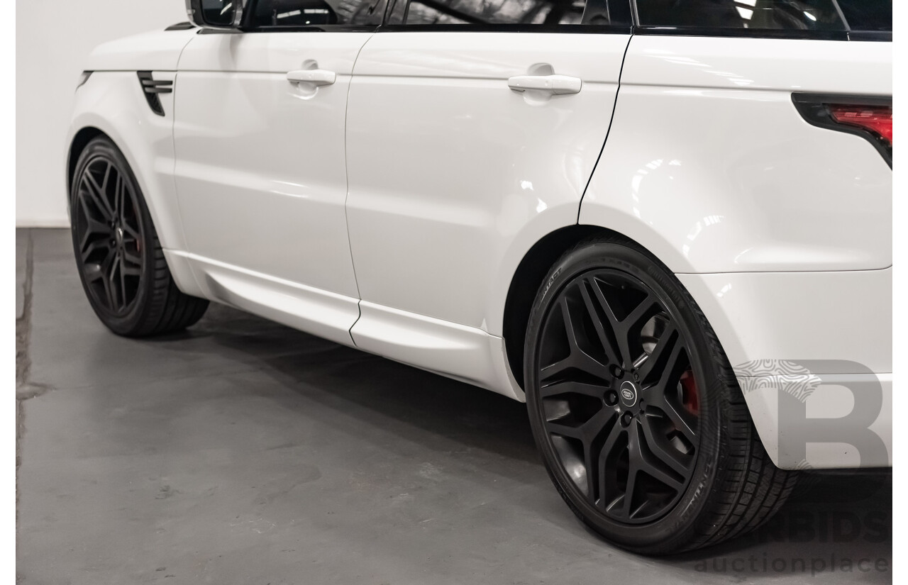 9/2017 Land Rover Range Rover Sport 3.0 SDV6 HSE Dynamic (AWD) LW MY17 4d Wagon Polaris White Twin Turbo Diesel 3.0L