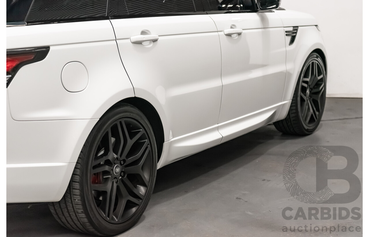 9/2017 Land Rover Range Rover Sport 3.0 SDV6 HSE Dynamic (AWD) LW MY17 4d Wagon Polaris White Twin Turbo Diesel 3.0L
