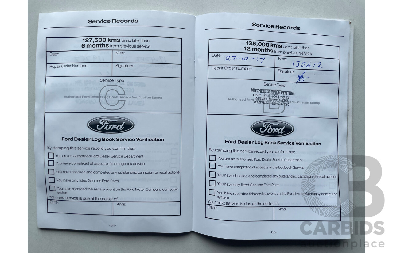 08/12 Ford Falcon XR6 RWD FG MK2 4D Sedan Grey 4.0L