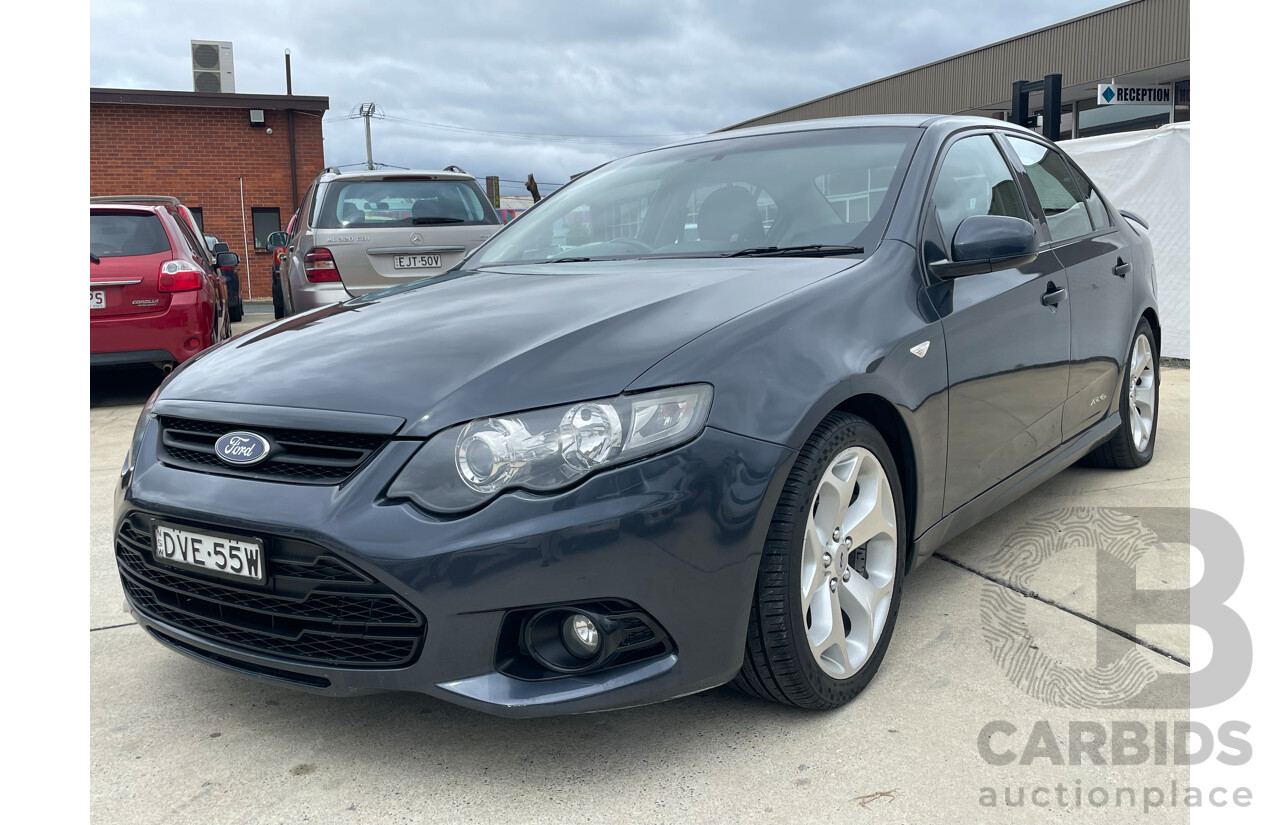 08/12 Ford Falcon XR6 RWD FG MK2 4D Sedan Grey 4.0L
