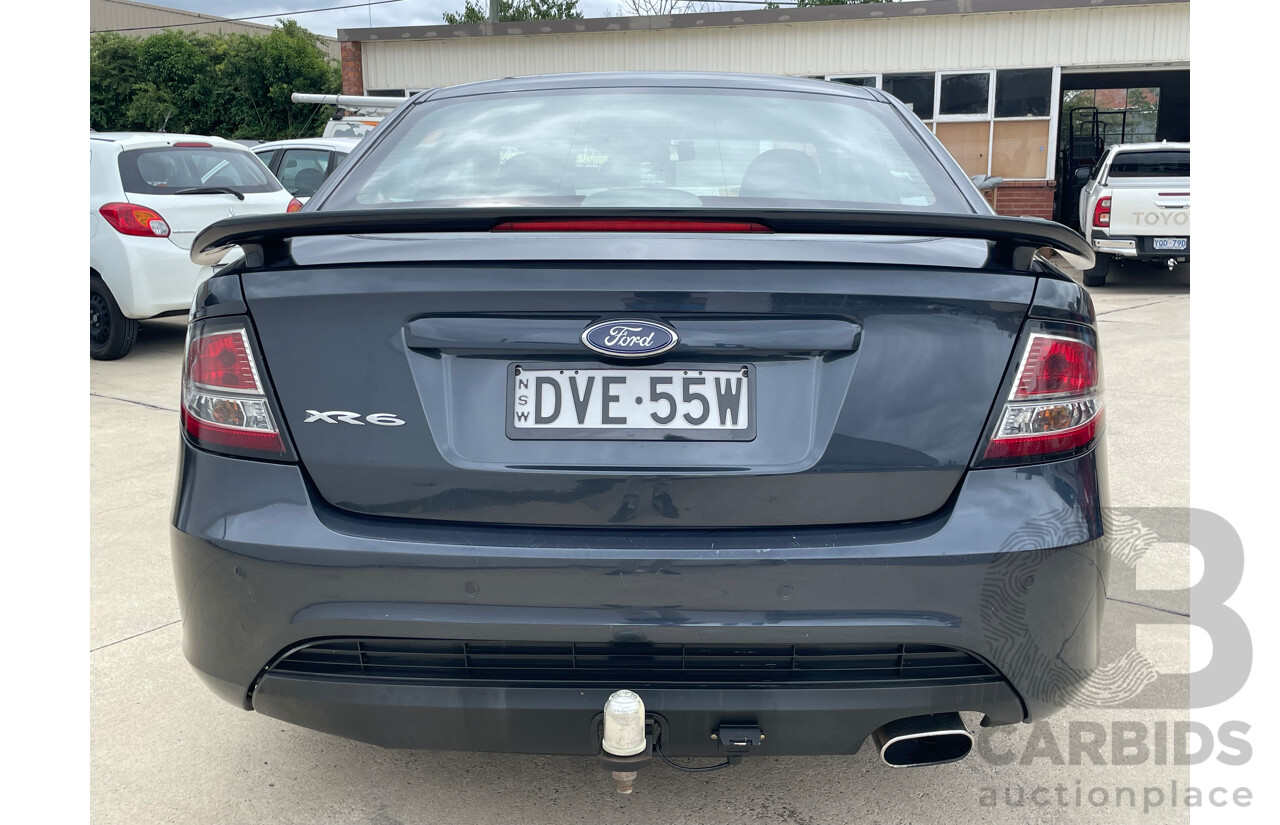 08/12 Ford Falcon XR6 RWD FG MK2 4D Sedan Grey 4.0L