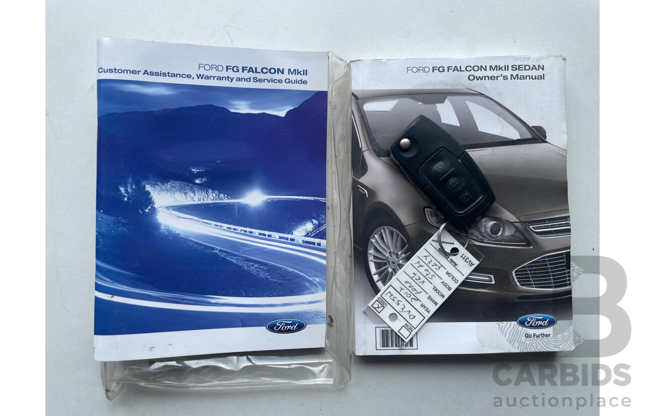08/12 Ford Falcon XR6 RWD FG MK2 4D Sedan Grey 4.0L