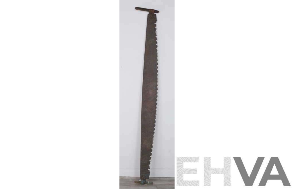 Vintage Two Handed Crosscut Saw