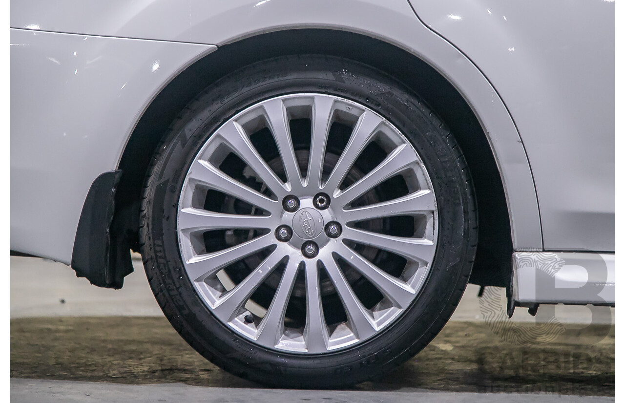 7/2011 Subaru Liberty 2.5i GT Premium (AWD) MY11 4d Sedan Pearl White Turbo 2.5L