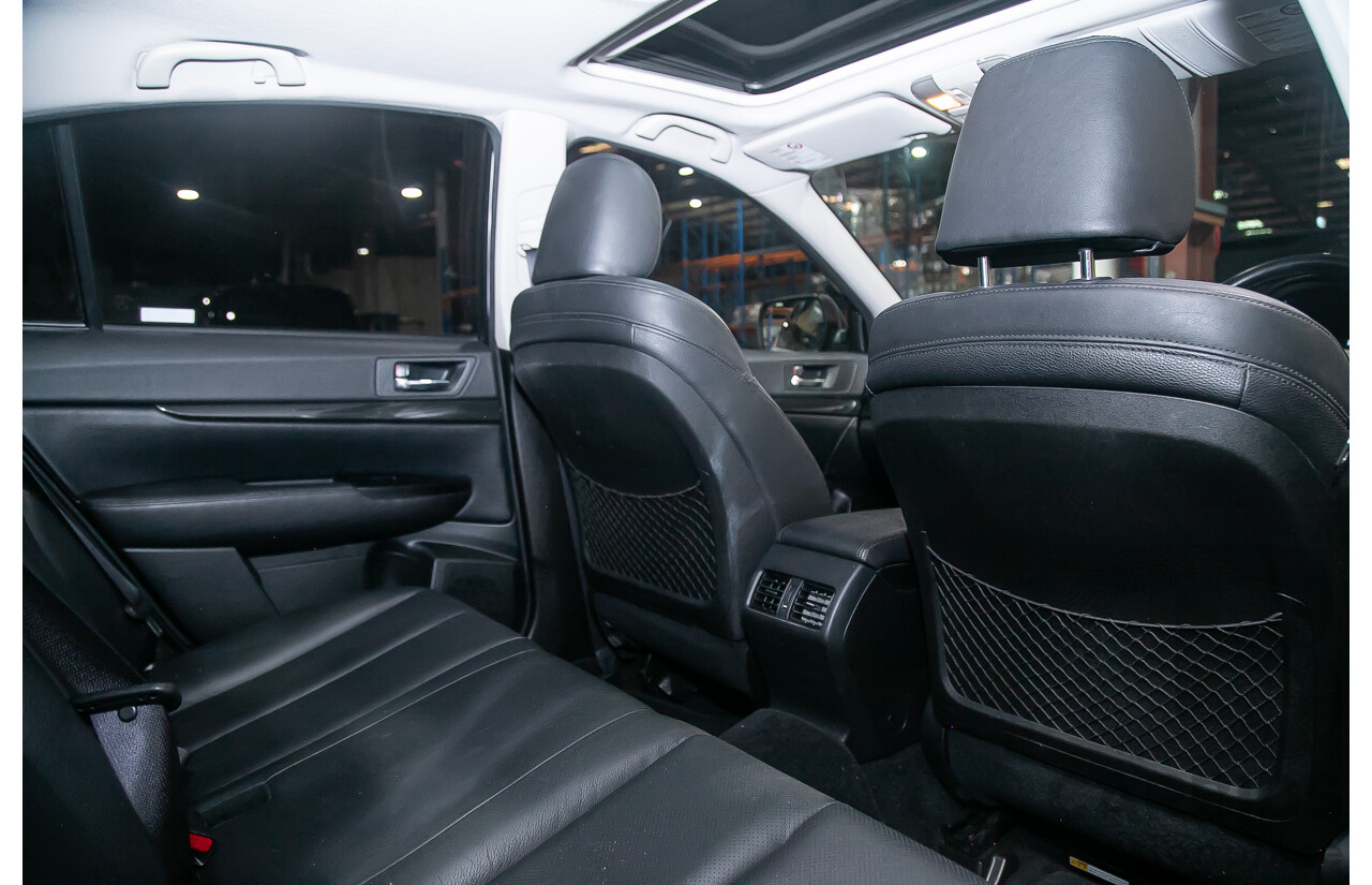 7/2011 Subaru Liberty 2.5i GT Premium (AWD) MY11 4d Sedan Pearl White Turbo 2.5L