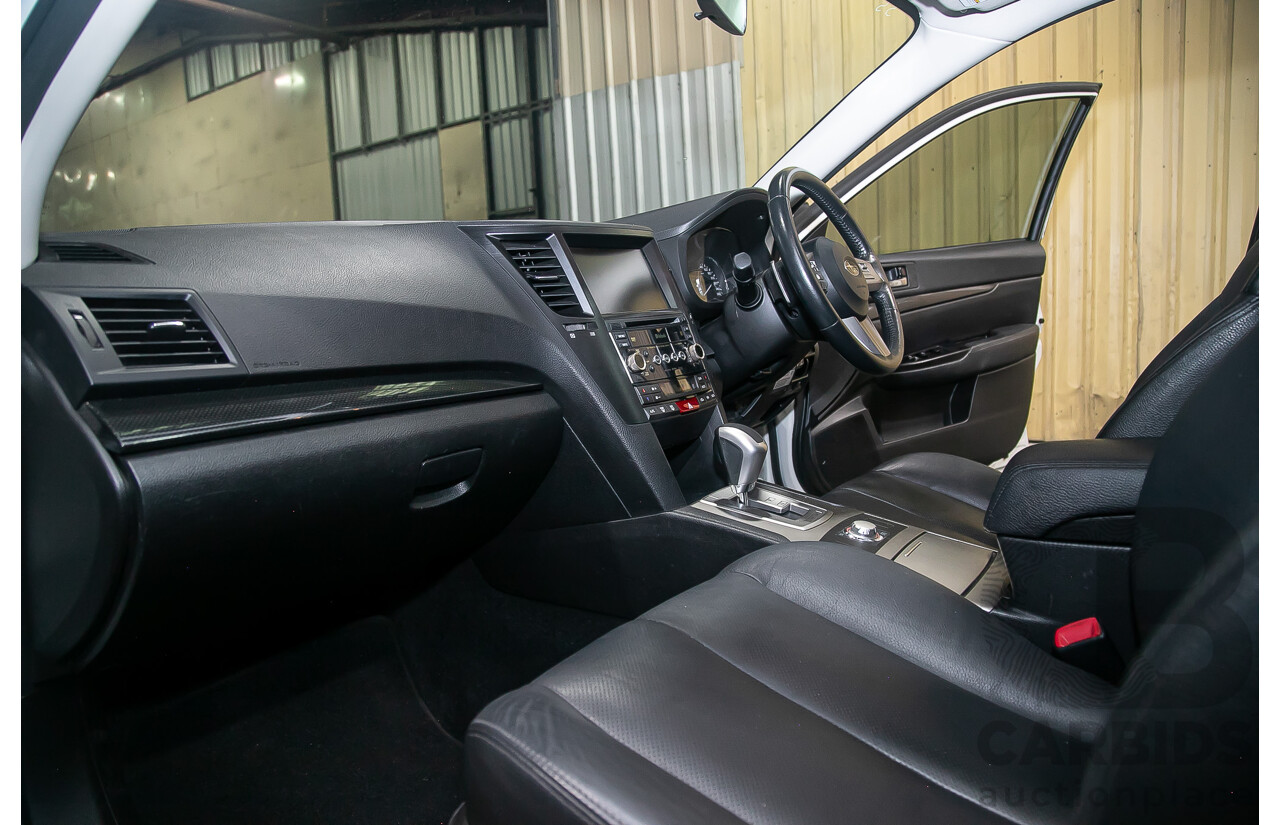 7/2011 Subaru Liberty 2.5i GT Premium (AWD) MY11 4d Sedan Pearl White Turbo 2.5L