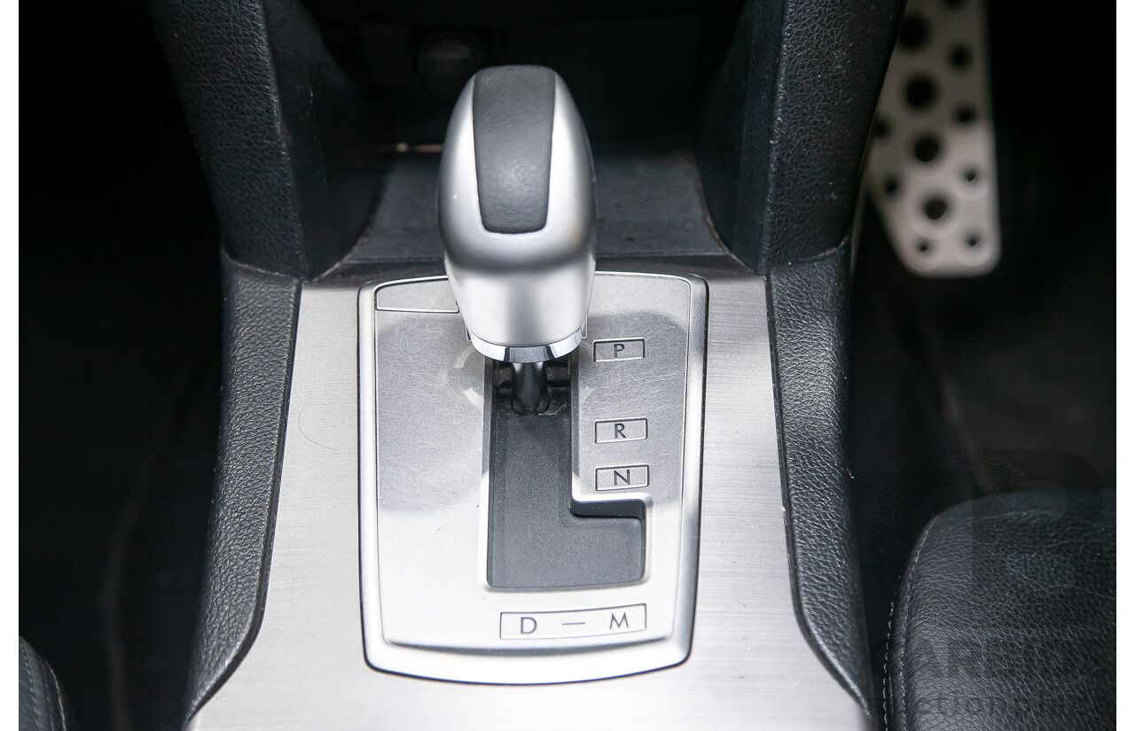 7/2011 Subaru Liberty 2.5i GT Premium (AWD) MY11 4d Sedan Pearl White Turbo 2.5L