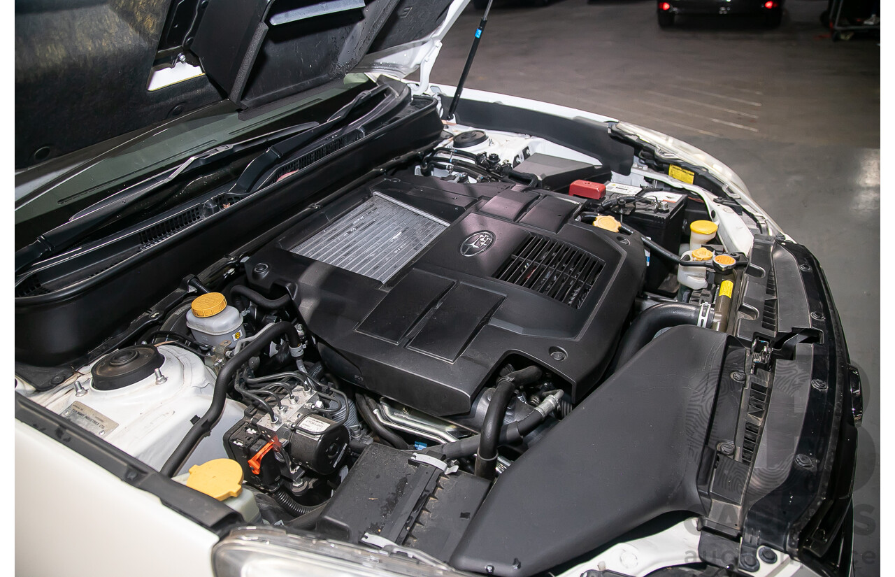 7/2011 Subaru Liberty 2.5i GT Premium (AWD) MY11 4d Sedan Pearl White Turbo 2.5L