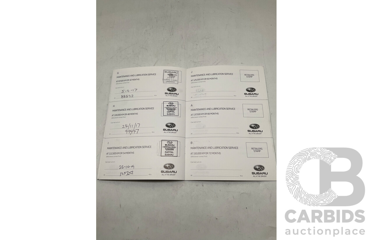 7/2011 Subaru Liberty 2.5i GT Premium (AWD) MY11 4d Sedan Pearl White Turbo 2.5L