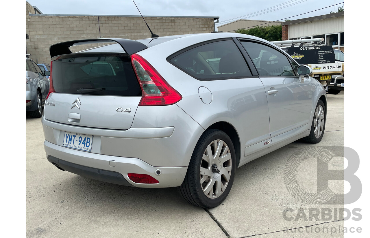 07/06 Citroen C4 VTS FWD  2D Coupe Silver 2.0L