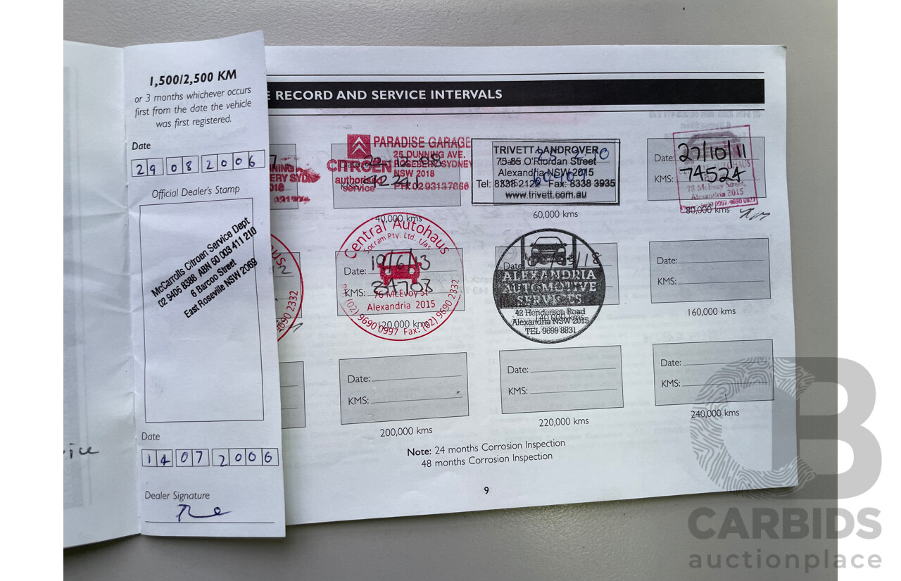 07/06 Citroen C4 VTS FWD  2D Coupe Silver 2.0L