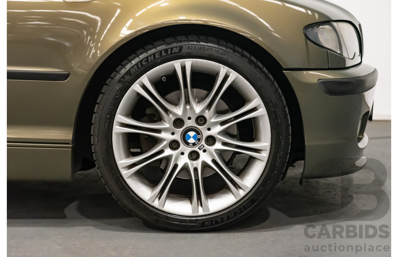 5/2004 BMW 325i E46 M-Sport Package 4d Sedan Messing Brass Metallic 2.5L - Individual Optioned