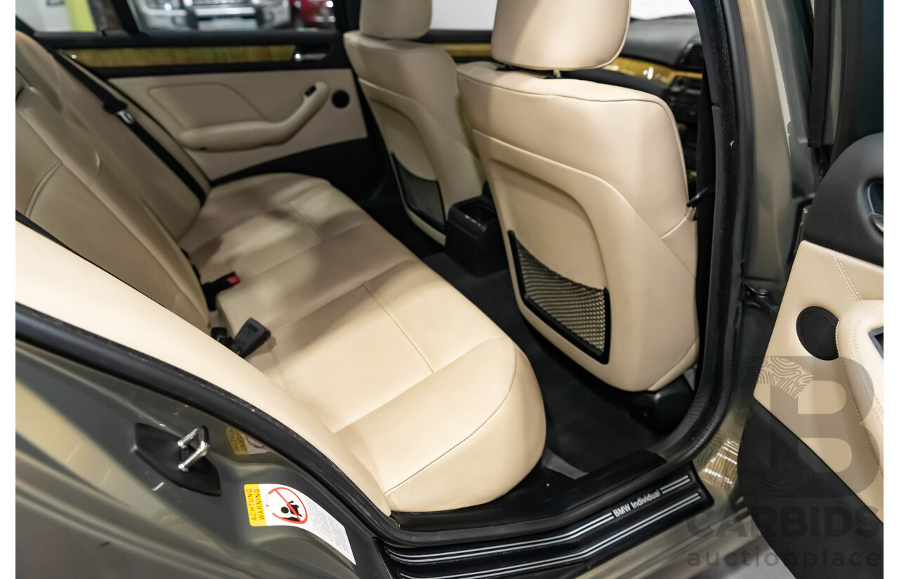 5/2004 BMW 325i E46 M-Sport Package 4d Sedan Messing Brass Metallic 2.5L - Individual Optioned