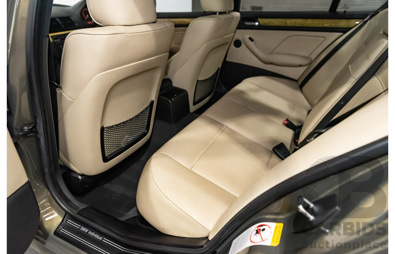 5/2004 BMW 325i E46 M-Sport Package 4d Sedan Messing Brass Metallic 2.5L - Individual Optioned