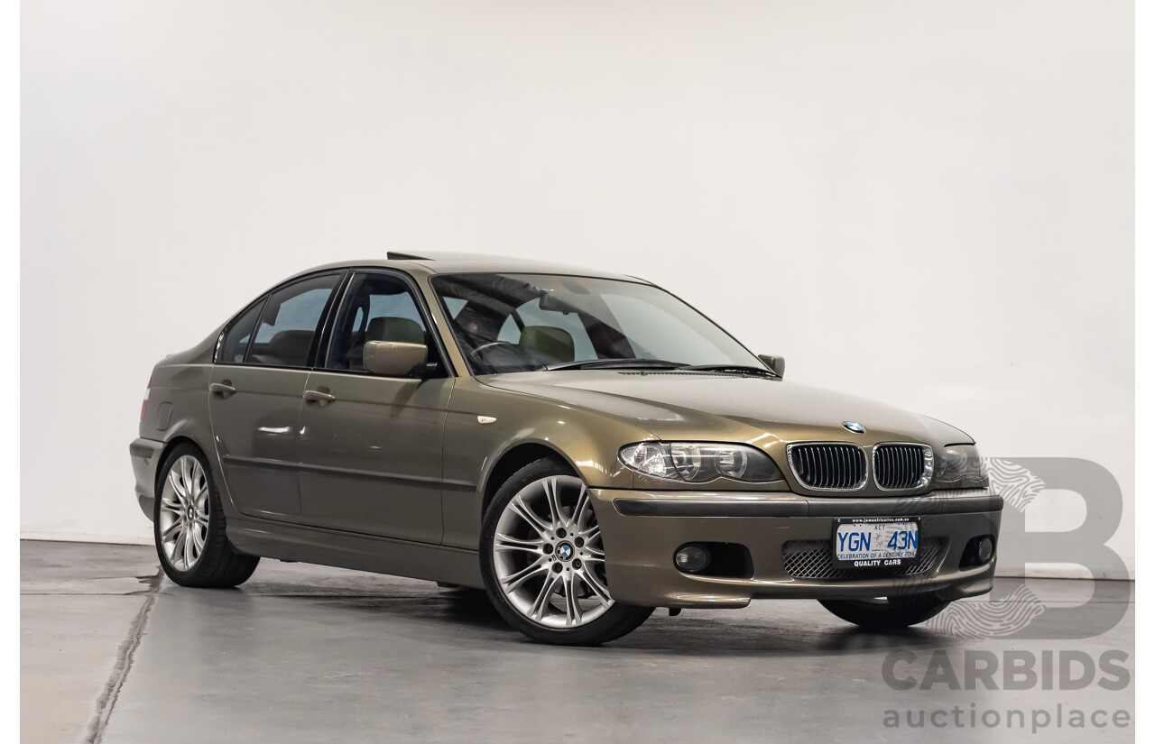 5/2004 BMW 325i E46 M-Sport Package 4d Sedan Messing Brass Metallic 2.5L - Individual Optioned