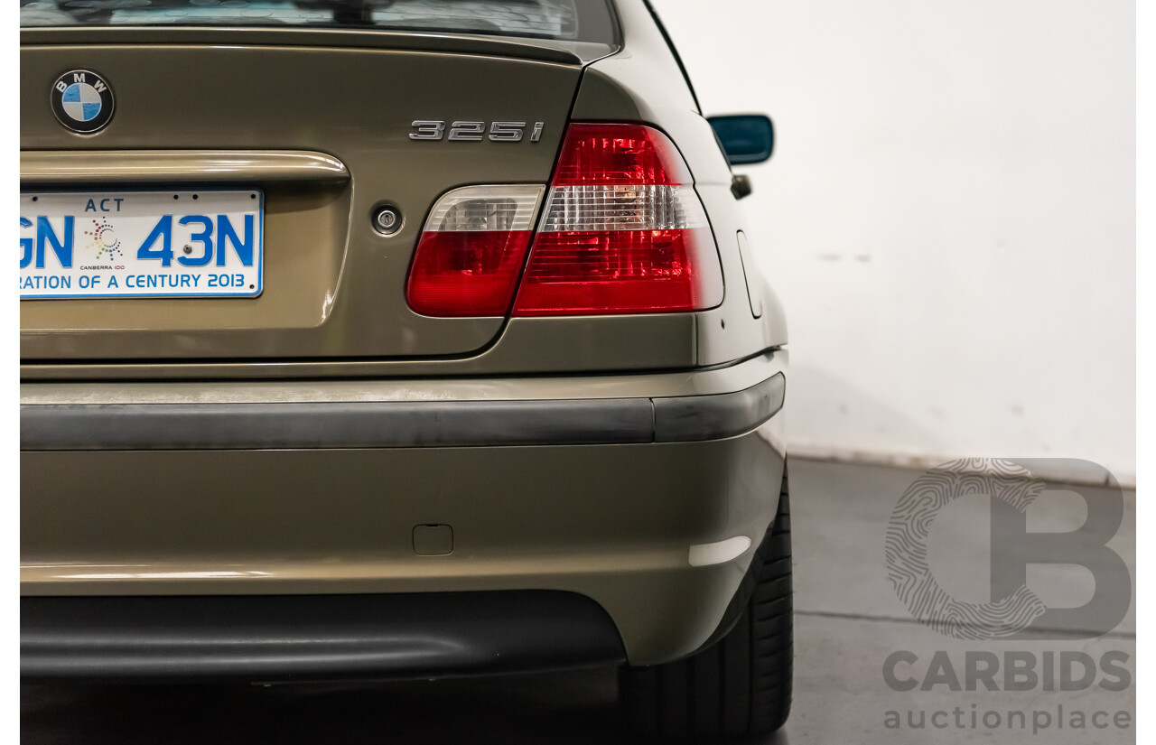 5/2004 BMW 325i E46 M-Sport Package 4d Sedan Messing Brass Metallic 2.5L - Individual Optioned