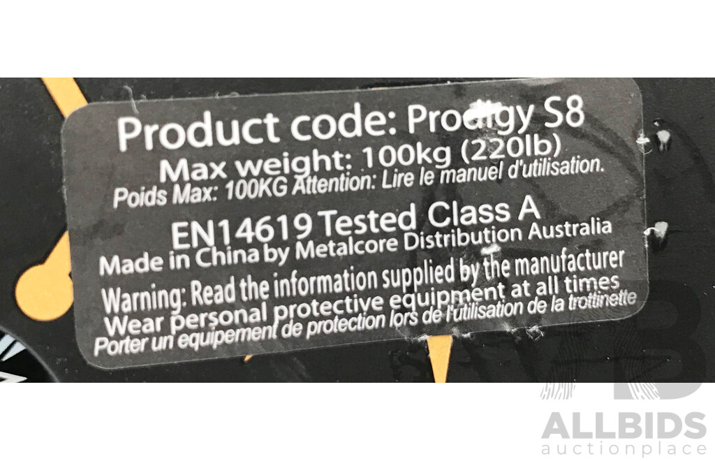 PRODIGY Series 8 Street Edition