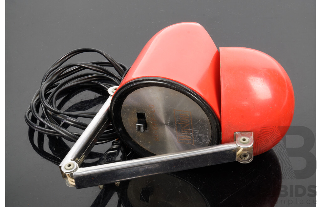 Cool Jet Age Orange Japanese Nanbu Kreo Lite Fold Out Desk Lamp