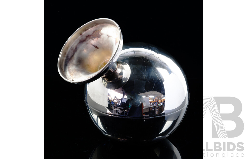 Funky Chromed Orb Champagne Bottle Bucket