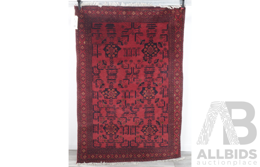 Hand Knotted Afghan Khal Mohamidi Wool Rug