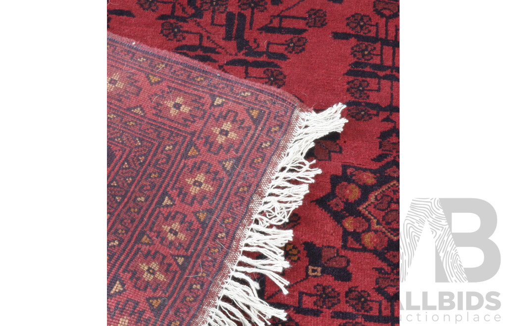 Hand Knotted Afghan Khal Mohamidi Wool Rug