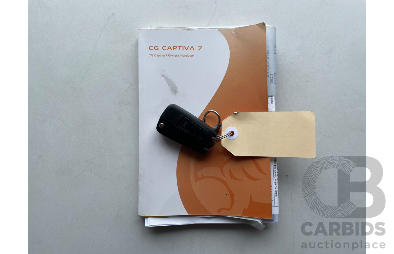 12/09 Holden Captiva SX (4x4) 4x4 CG MY10 4D Wagon White 2.0L