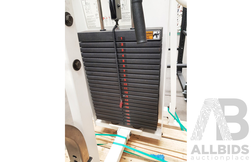Hoist Dual 200 Lat Pulldown/Mid Row Combo Machine