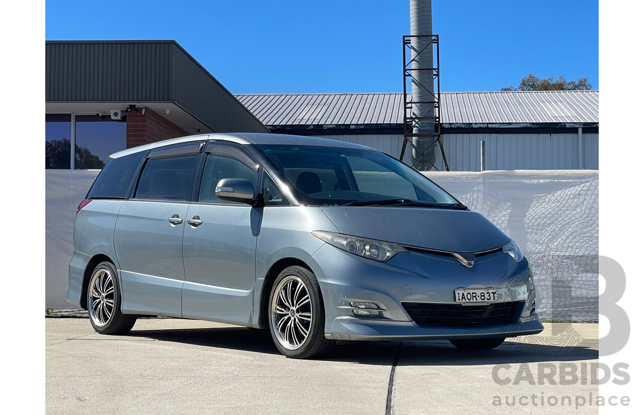 06/07 Toyota Estima AERAS S Package 4D Wagon Silver 3.5L V6