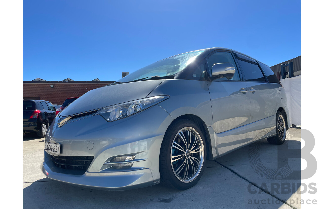 06/07 Toyota Estima AERAS S Package 4D Wagon Silver 3.5L V6
