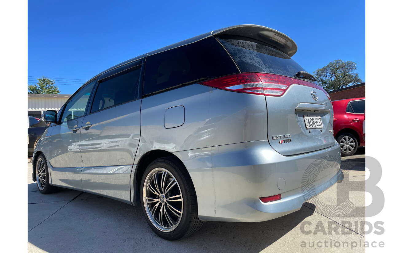 06/07 Toyota Estima AERAS S Package 4D Wagon Silver 3.5L V6