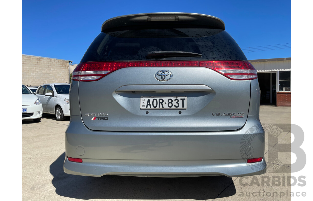 06/07 Toyota Estima AERAS S Package 4D Wagon Silver 3.5L V6