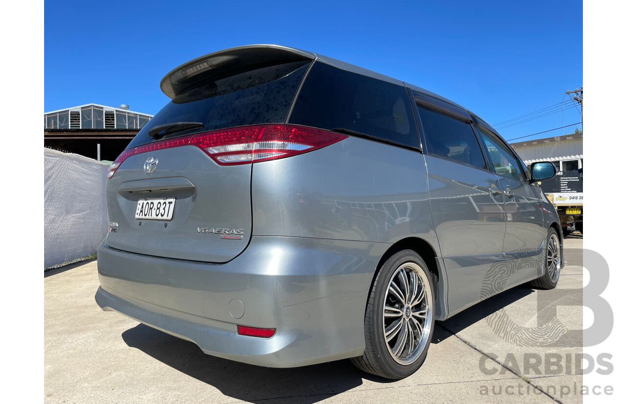 06/07 Toyota Estima AERAS S Package 4D Wagon Silver 3.5L V6