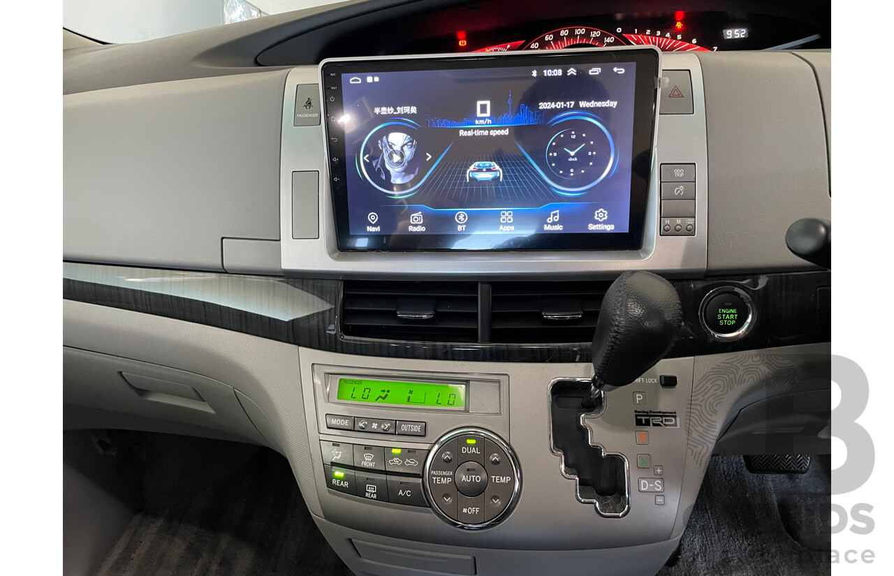 06/07 Toyota Estima AERAS S Package 4D Wagon Silver 3.5L V6