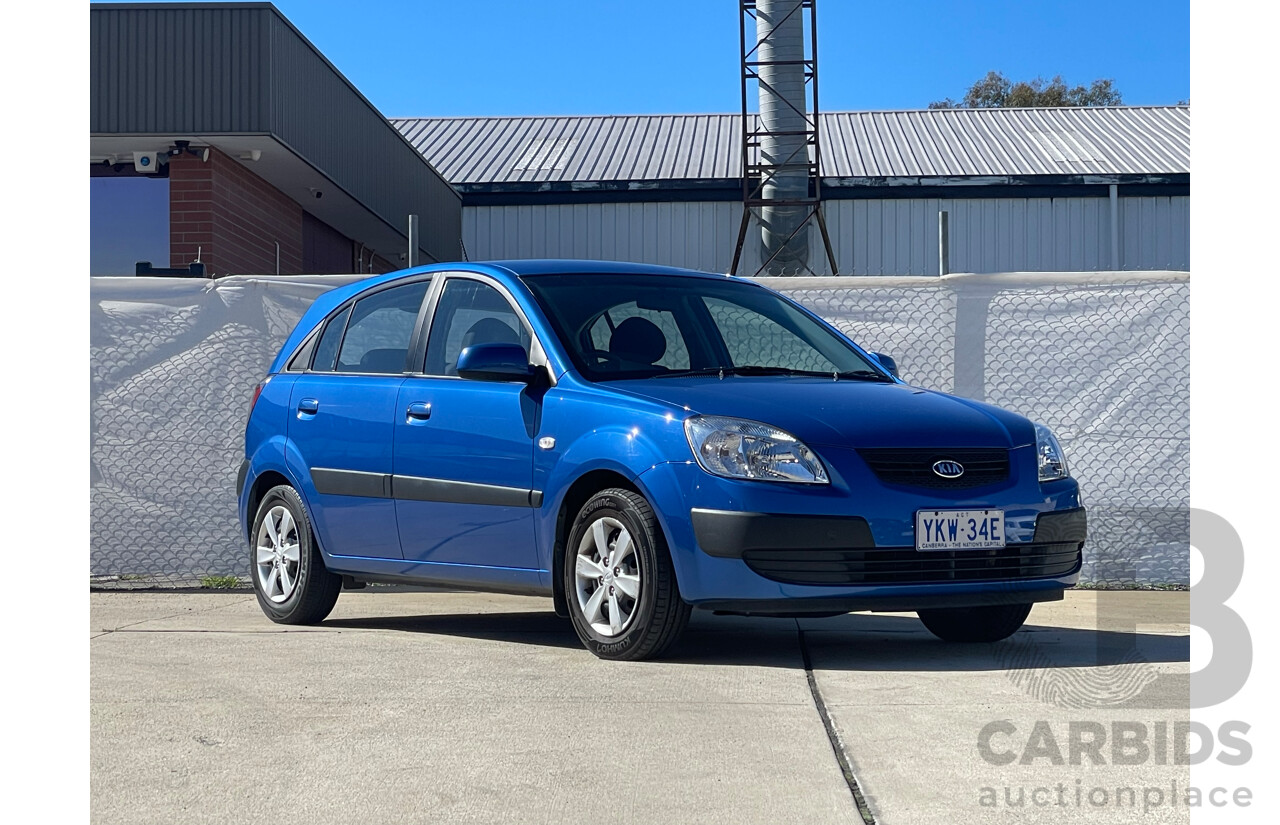 08/08 Kia Rio LX FWD JB 5D Hatchback Blue 1.4L