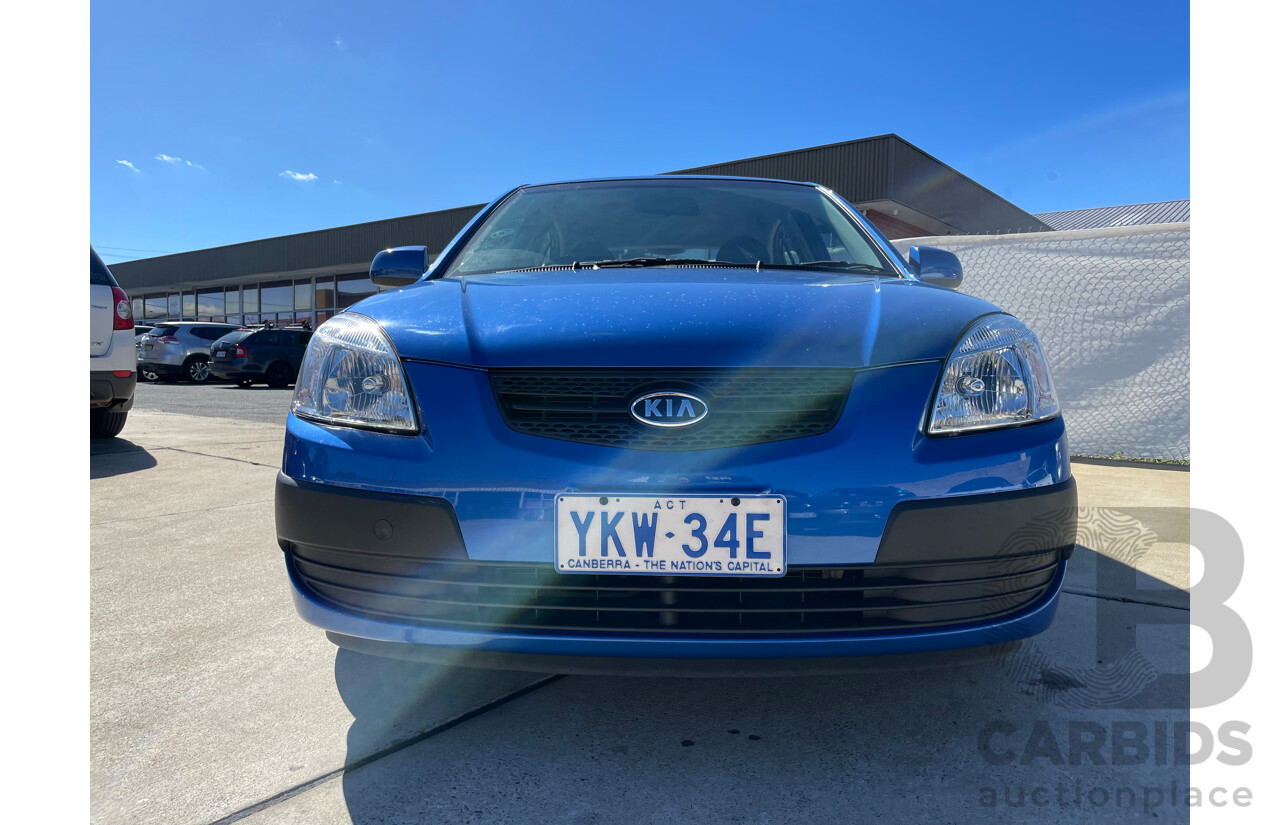 08/08 Kia Rio LX FWD JB 5D Hatchback Blue 1.4L