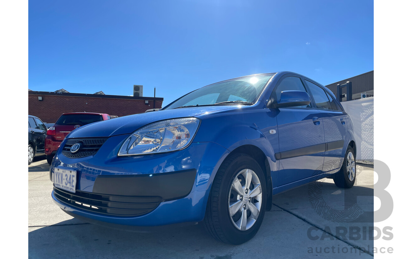 08/08 Kia Rio LX FWD JB 5D Hatchback Blue 1.4L