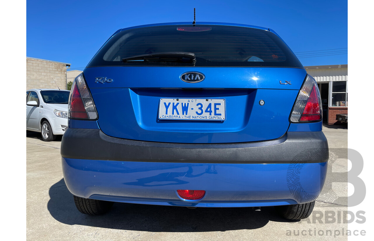 08/08 Kia Rio LX FWD JB 5D Hatchback Blue 1.4L