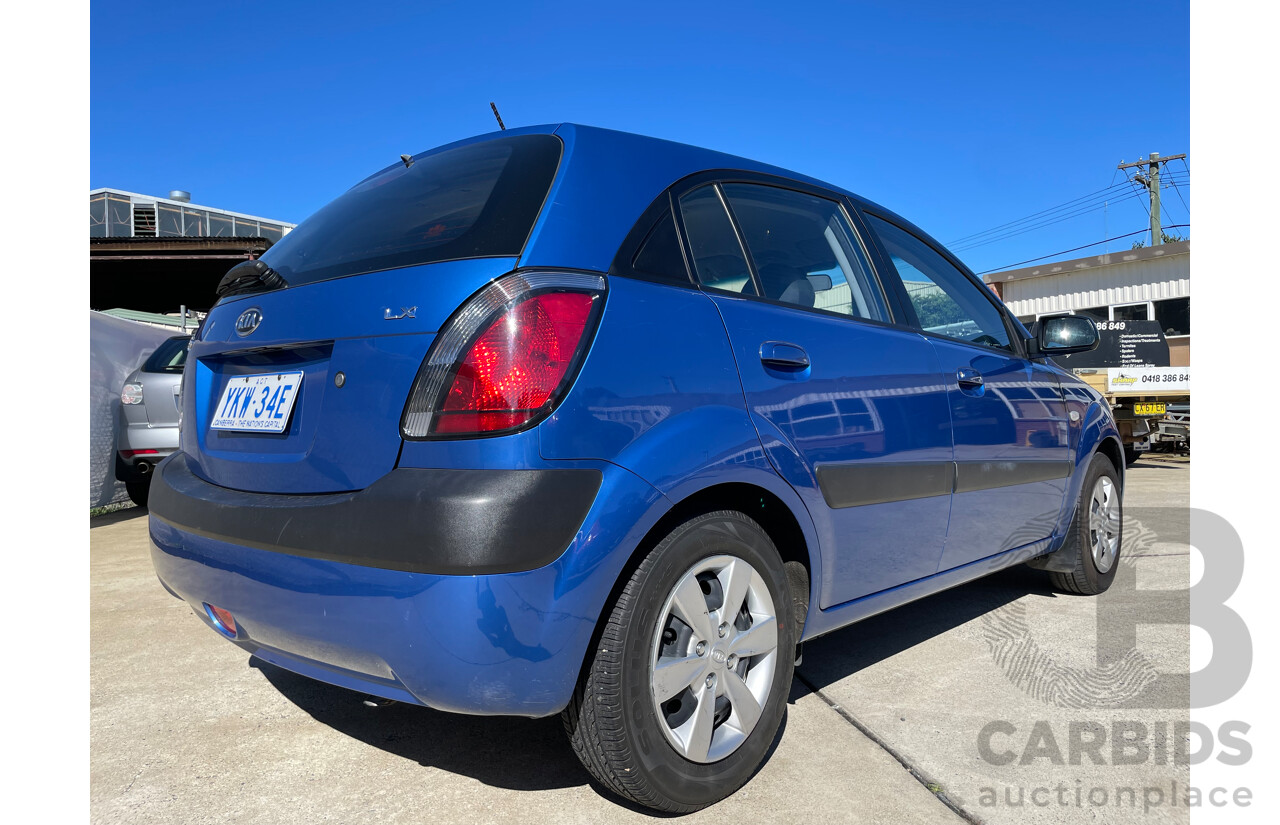 08/08 Kia Rio LX FWD JB 5D Hatchback Blue 1.4L