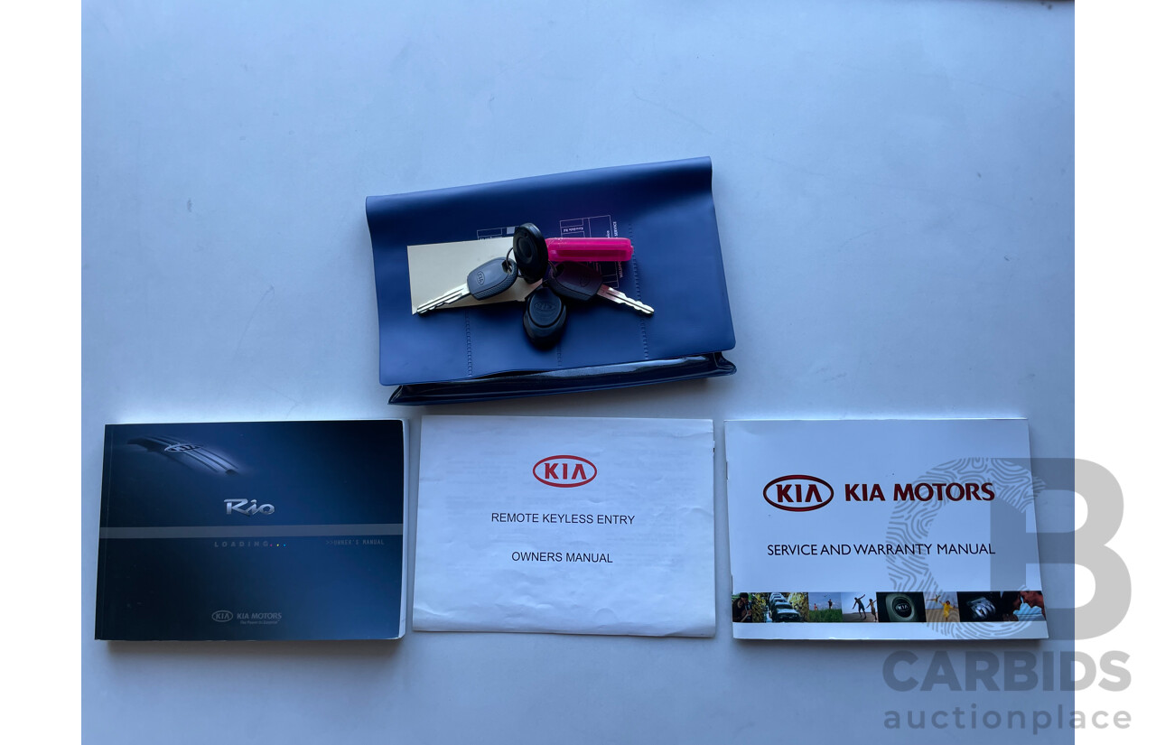 08/08 Kia Rio LX FWD JB 5D Hatchback Blue 1.4L