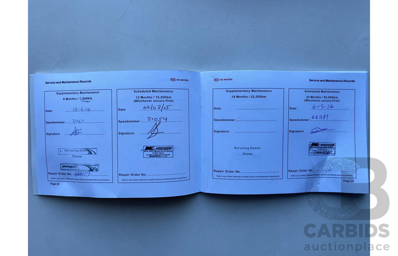 08/08 Kia Rio LX FWD JB 5D Hatchback Blue 1.4L