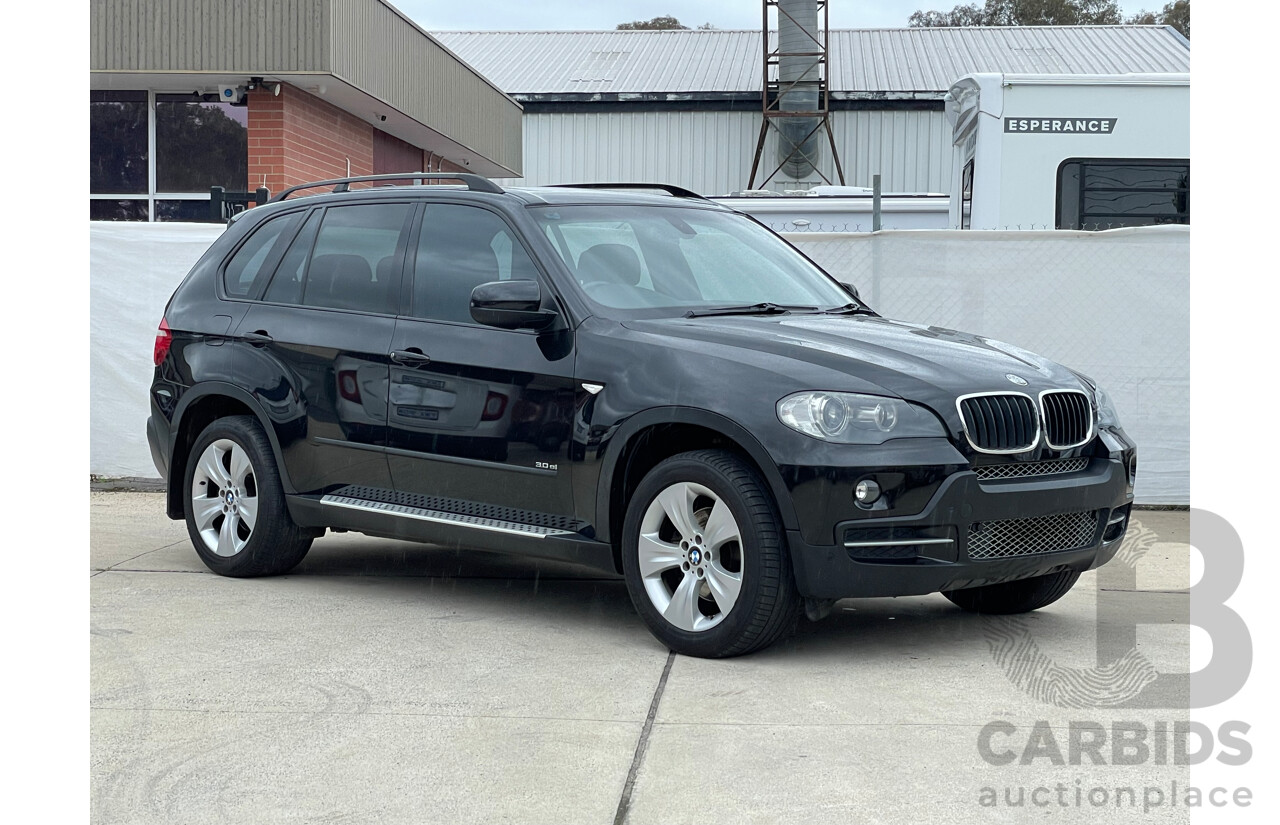07/08 Bmw X5 3.0si 4x4 E70 4D Wagon Black 3.0L