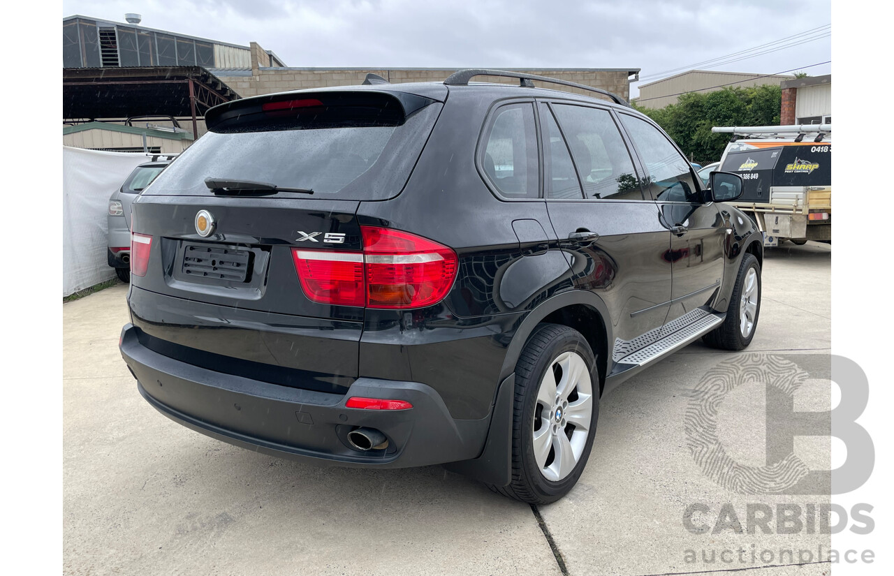 07/08 Bmw X5 3.0si 4x4 E70 4D Wagon Black 3.0L