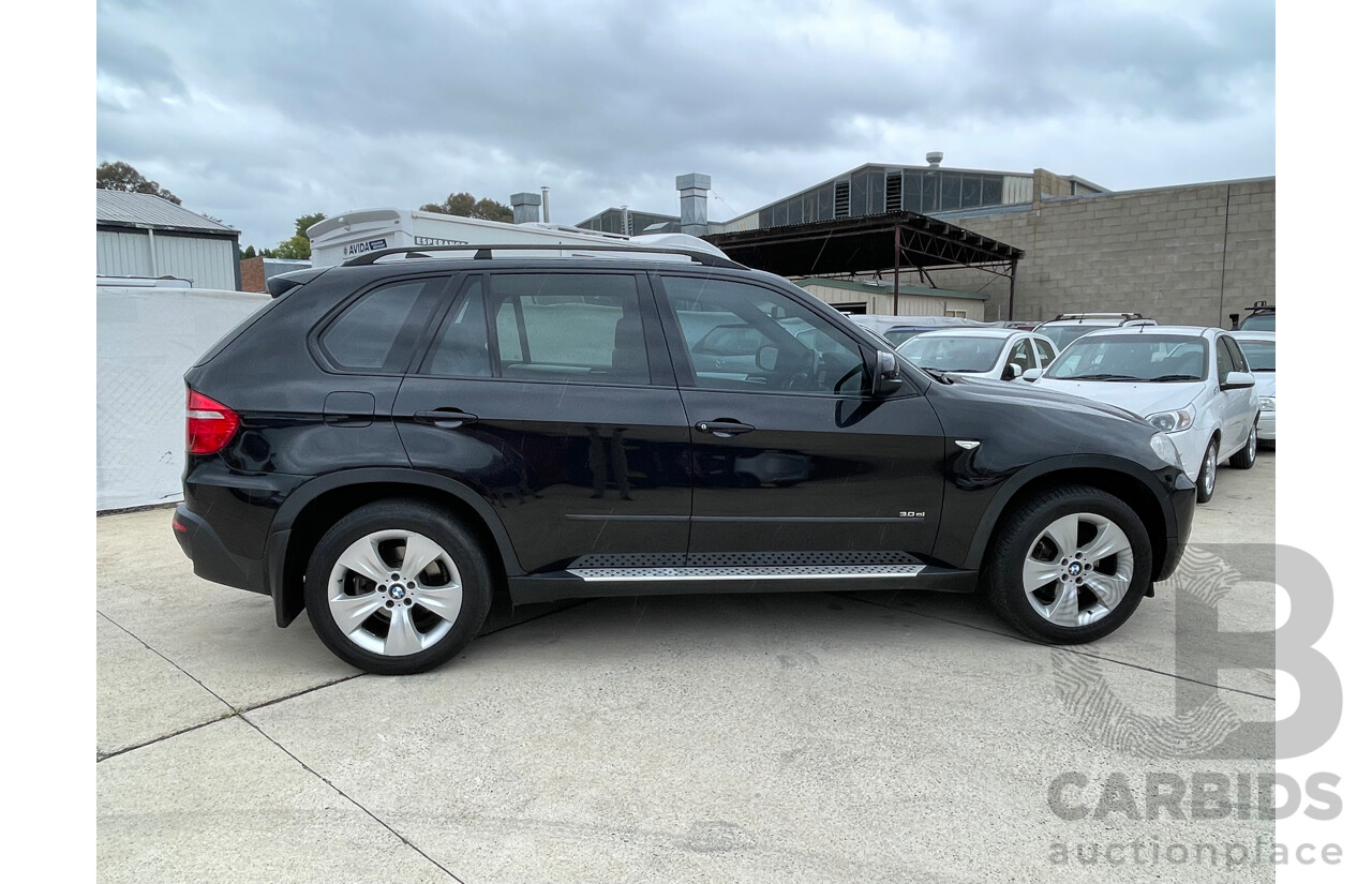 07/08 Bmw X5 3.0si 4x4 E70 4D Wagon Black 3.0L