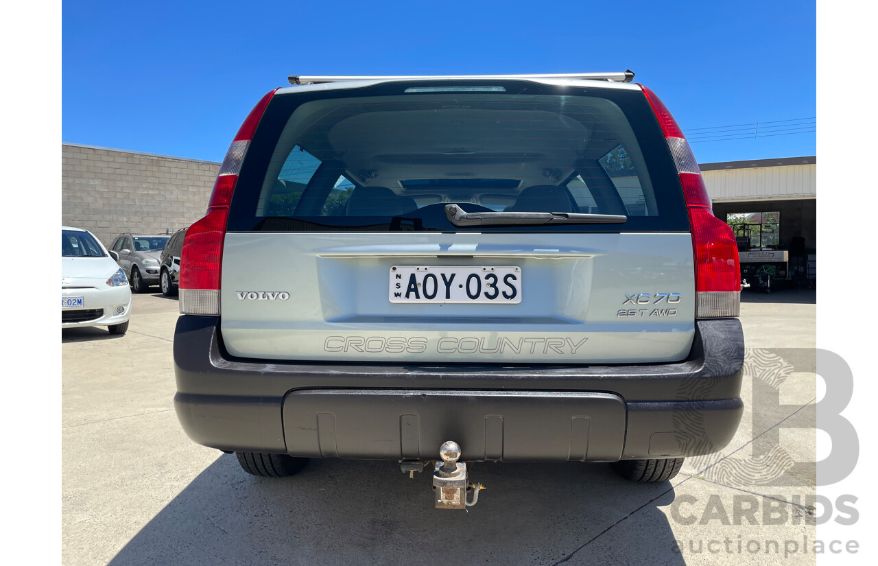 10/03 Volvo Xc70 CROSS COUNTRY AWD  4D Wagon Green 2.5L