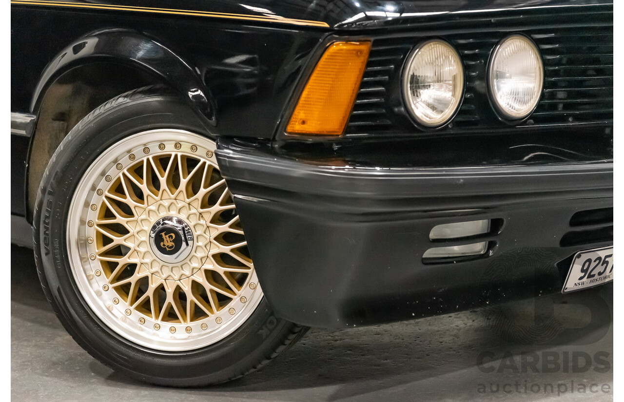 4/1981 BMW 323i E21 John Player Special Edition JPS Build Number #48 2d Coupe Gloss Black 2.3L