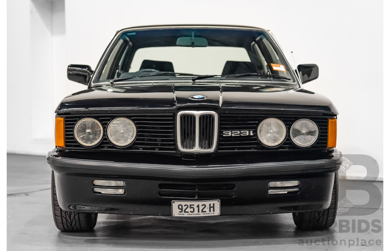 4/1981 BMW 323i E21 John Player Special Edition JPS Build Number #48 2d Coupe Gloss Black 2.3L